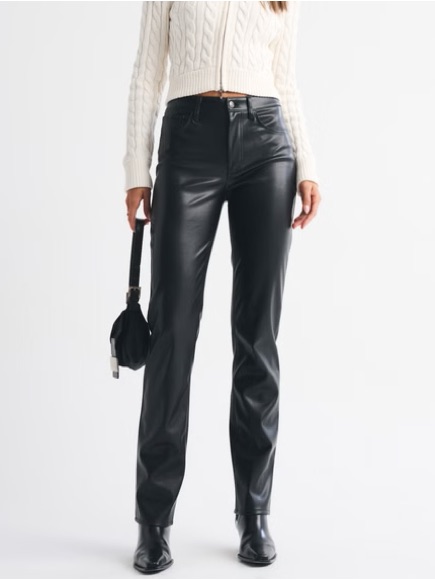 Abercrombie & Fitch Vegan Leather Pants
